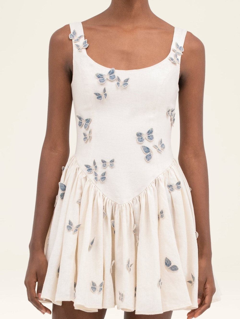 Agua By Auga Bendita Pluma Lymanopoda Mini Dress - Picture 3 of 9